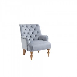 Clara Button Chair Grey